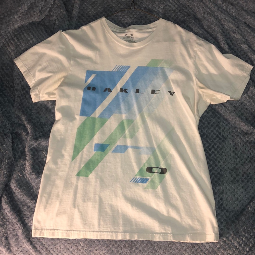 White Oakley shirt